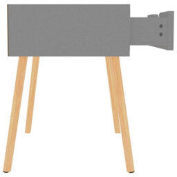 Berkfield Modern Bedside Cabinets 2 Pcs Grey 40X40X56 Cm Engineered Wood - thumbnail 7