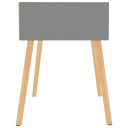 Berkfield Modern Bedside Cabinets 2 Pcs Grey 40X40X56 Cm Engineered Wood - thumbnail 4