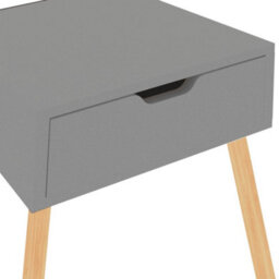 Berkfield Modern Bedside Cabinets 2 Pcs Grey 40X40X56 Cm Engineered Wood - thumbnail 9
