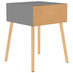 Berkfield Modern Bedside Cabinets 2 Pcs Grey 40X40X56 Cm Engineered Wood - thumbnail 5