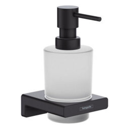 Hansgrohe Addstoris Liquid Soap Dispenser Matt Black - thumbnail 1
