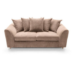 Abakus Direct Jumbo Brown Cord 3 Seater Sofa For Living Room With Thick Luxury Deep Filled Cushioning - thumbnail 6