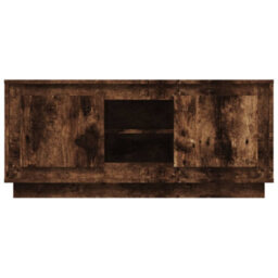 Walplus Tv Cabinet Smoked Oak 102X35X45 Cm Engineered Wood - thumbnail 6