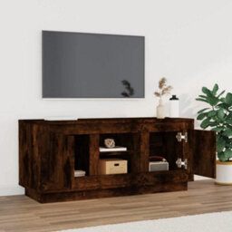 Walplus Tv Cabinet Smoked Oak 102X35X45 Cm Engineered Wood - thumbnail 3