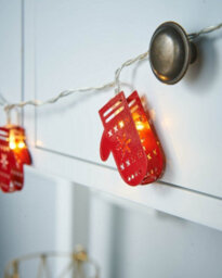 Werchristmas Warm White 10 Santa Gloves Led String Lights 1.8 M - thumbnail 3