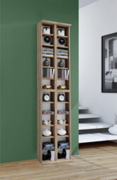 Vcm Wood Cd Dvd Stand Shelf Cabinet Almera - thumbnail 2