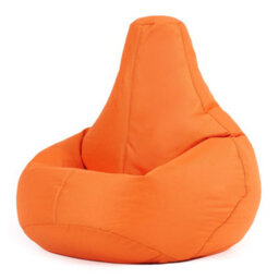 icon Kids Recliner Beanbag Indoor And Outdoor Orange Set Of 2 - thumbnail 2