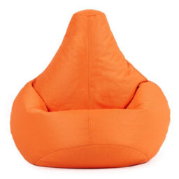 icon Kids Recliner Beanbag Indoor And Outdoor Orange Set Of 2 - thumbnail 3
