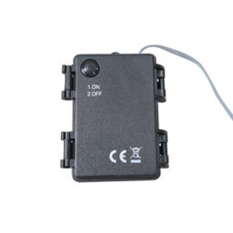 Valuelights Integrated Led Battery Operated Black Outdoor Garden Star Light Warm White - thumbnail 7