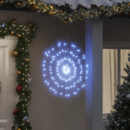Walplus Christmas Starburst Lights 140 Leds 4 Pcs Cold White 17 Cm