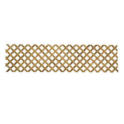 Richard Burbidge Decking 2Ft Green Garden Dividing Screen Timber Trellis Panel (W)244Cm X (H)60Cm - thumbnail 1