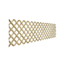 Richard Burbidge Decking 2Ft Green Garden Dividing Screen Timber Trellis Panel (W)244Cm X (H)60Cm - thumbnail 2
