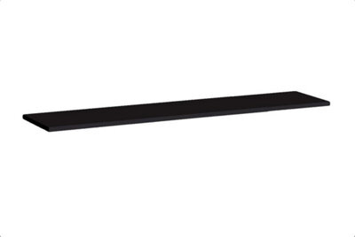 Arte Switch Pw1 Long Wall Shelf 180Cm Black - Matt & Gloss Wall Ledge For Bold Modern Spaces