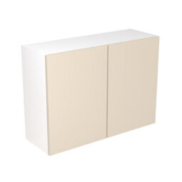 Kitchen Kit Wall Unit 1000mm W/ Slab Cabinet Door - Super Matt Cashmere - thumbnail 1