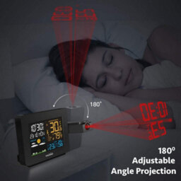 Youshiko Radio Control Projection Alarm Clock  Weather Station - thumbnail 4