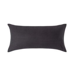 Homescapes Black Continental Egyptian Cotton Pillowcase 330 Tc, 40 X 80 Cm