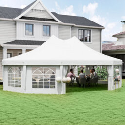 Outsunny 10 Sides Heavy Duty Tent Gazebo Outdoor Party Wedding Event Marquee - thumbnail 1