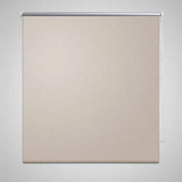 Berkfield Roller Blind Blackout 140 X 175 Cm Beige - thumbnail 1