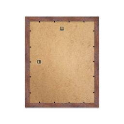 "5X5"" Walnut Picture Frame - 5X5"" Square Frame With 1X1"" Mount For 5X5""/1X1"" Pictures Vintage Style Wall Art, 1 Pack" - thumbnail 3