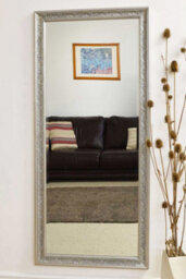 Mirroroutlet Langton Silver Shabby Chic Dress Mirror 160 X 73 Cm - thumbnail 4