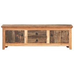 Berkfield Tv Cabinet 120X30X40 Cm Solid Acacia Wood And Reclaimed Wood - thumbnail 2