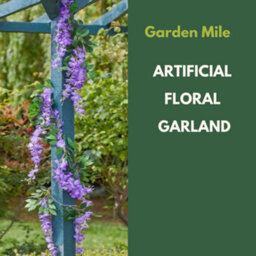 Marco Paul 6Ft Artificial Flower Garland - Purple Wisteria - thumbnail 3