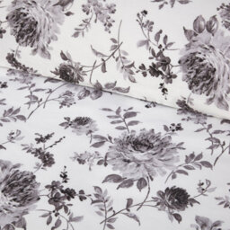 Julian Charles Home Verity Mono Grey 200 Thread Count 100% Cotton Duvet Set - thumbnail 2
