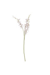 Lilac Cymbidium Spray - Elegant Faux Orchid Flower For Home Decor - thumbnail 1