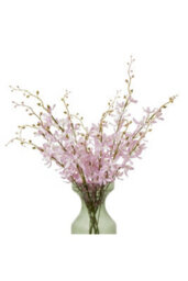 Lilac Cymbidium Spray - Elegant Faux Orchid Flower For Home Decor - thumbnail 3