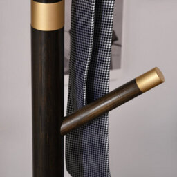 Homcom Coat Rack Bamboo Coat Stand With Round Base For Handbags - thumbnail 8