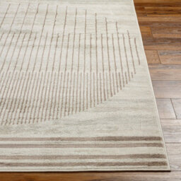Livabliss Floransa-Geometric Grey Ivory Brown Modern Living Dining Bedroom Rug 200 X 275 Cm Easy Care, Non Shedding - thumbnail 5