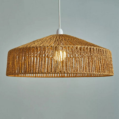 Light Shade Ceiling Lightshade Easy Fit Lamp Shade Natural Lampshade Easy Fit - image 1