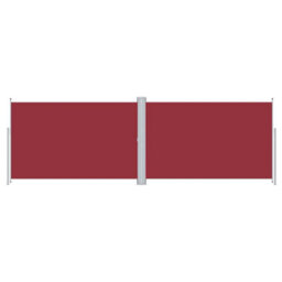 Walplus Retractable Side Awning Garden Sun Shade Canopy Gazebo For Back Door, Porch, Patio Red 200X600 Cm - thumbnail 2
