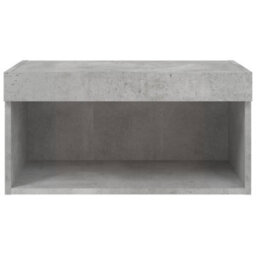 Berkfield Durable Tv Cabinet With Led Lights Concrete Grey 60X30X30 Cm - thumbnail 8