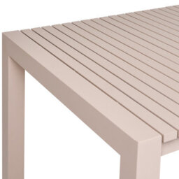 Beliani Extending Garden Dining Table Ardesio 160/220 Cm 90 Cm Metal Sand Beige - thumbnail 7