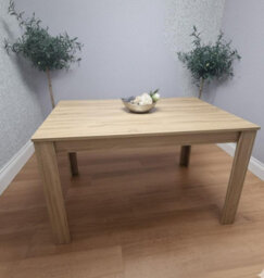 Kosy Koala Dining Table Set Oak Effect Table With 2 Black Velvet Benches Dining Furniture Set - thumbnail 5