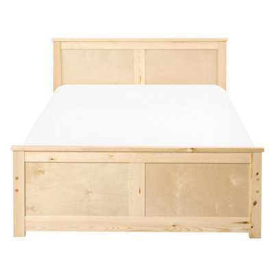 Nordicwood Storage Bed Natural Pine And Birch Painted Finish 4Ft Small Double - Wyld And Coco - image 1