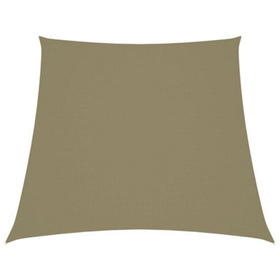 Berkfield Sunshade Sail Oxford Fabric Trapezium 2/4X3 M Beige - image 1