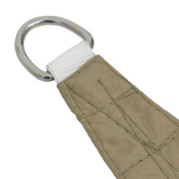 Berkfield Sunshade Sail Oxford Fabric Trapezium 2/4X3 M Beige - thumbnail 4