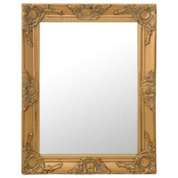 Vidaxl Wall Mirror Baroque Style 50X60 Cm Gold - thumbnail 1