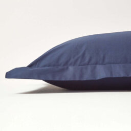 Homescapes Navy Blue Egyptian Cotton Oxford Pillowcase 200 Tc, King Size - thumbnail 2
