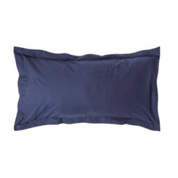 Homescapes Navy Blue Egyptian Cotton Oxford Pillowcase 200 Tc, King Size - thumbnail 1