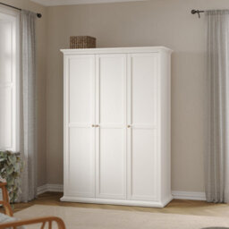 Furniture To Go Paris Wardrobe With 3 Doors In White - thumbnail 8