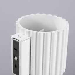 Sollux Lighting Aura Aluminum White 1 Lights Minimalist Wall Light - thumbnail 8