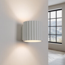 Sollux Lighting Aura Aluminum White 1 Lights Minimalist Wall Light - thumbnail 3