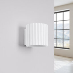 Sollux Lighting Aura Aluminum White 1 Lights Minimalist Wall Light - thumbnail 2