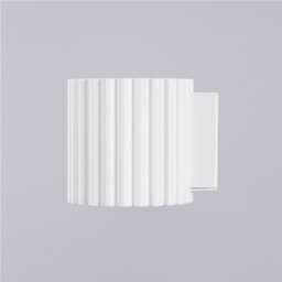 Sollux Lighting Aura Aluminum White 1 Lights Minimalist Wall Light - thumbnail 5