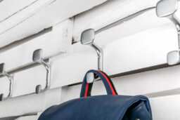 B2C Coat Hat Hooks Twin Robe Door Dress Bathroom Towel Bag Wall Hanger Satin Toledo C - thumbnail 3