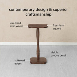 MH London Jasmine Side Table Solid Wood Bedside Table For Living Room And Bedroom - thumbnail 4