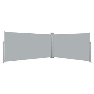Walplus Retractable Side Awning Garden Sun Shade Canopy Gazebo For Back Door, Porch, Patio 160X600 Cm Grey - image 1
